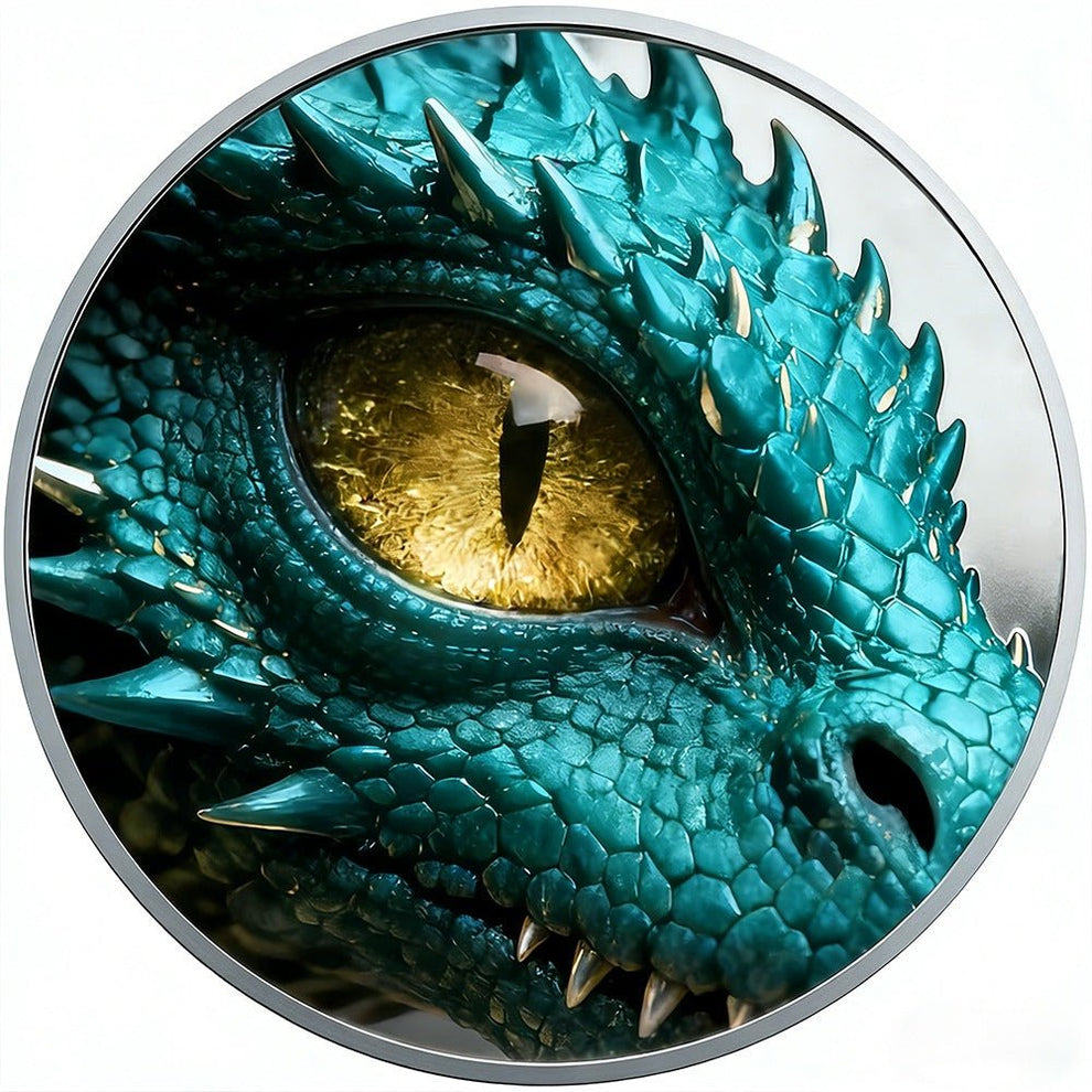 5oz Fine Copper .999 Dragon Flight Colorized 2026