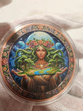 5 oz Mother Earth & Tree of Life .999 Fine Copper Round (Colorized)