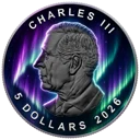 2026 1 oz Canada Silver Maple Leaf – Aurora Borealis Edition (Limited Mintage 500) | PRE-ORDER