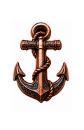 100 Gram Anchor of Strength Colorized Copper in Display Box