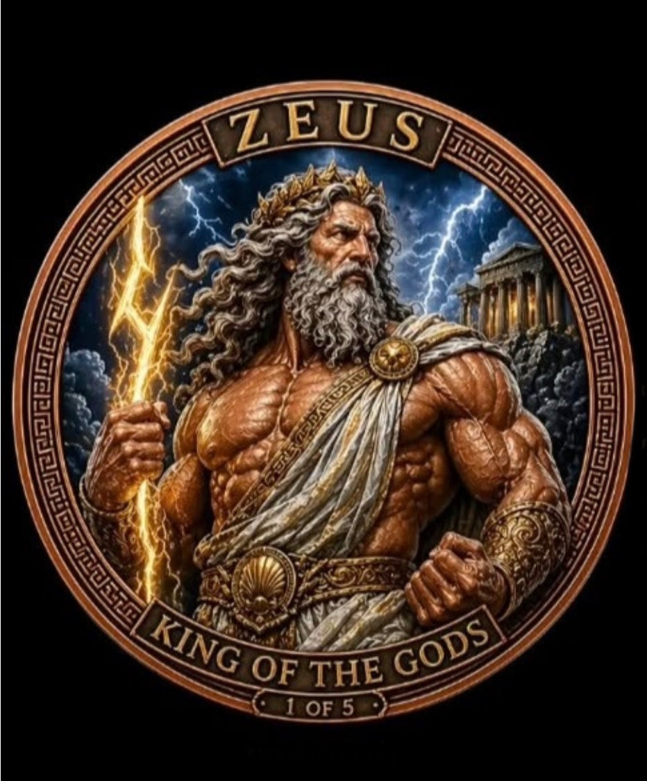 Zeus "King of the Gods" Collectible Coin – Mythological Edition